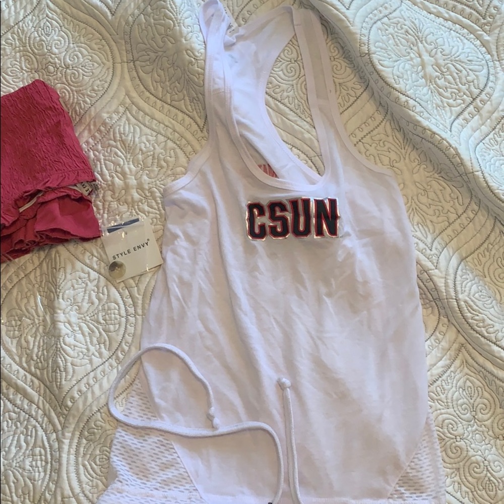 Cal State Northridge workout tank top